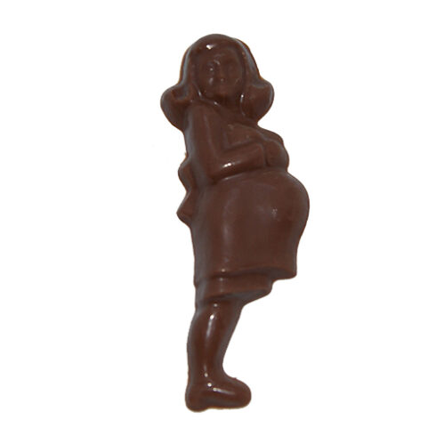Schwangere Frau Schokolade